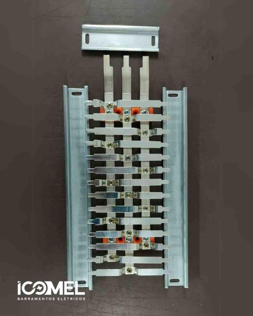 Barramento de cobre 100A - Icomel Barramentos Elétricos