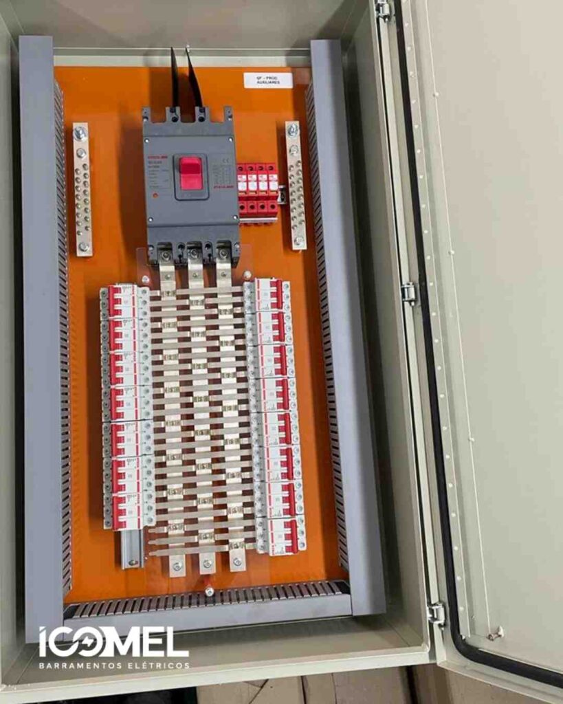 Barramento de cobre 250A - Icomel Barramentos Elétricos