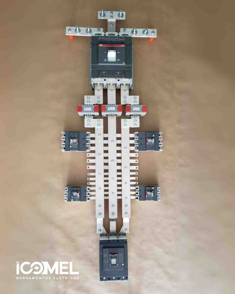Barramento de cobre para QDC - Icomel Barramentos Elétricos